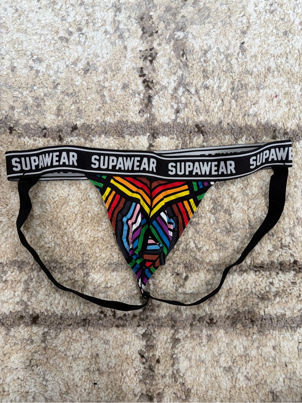 Men’s Rainbow Geo Jockstrap